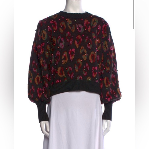 Farm Rio Colorful leopard Sweater - Picture 2 of 6